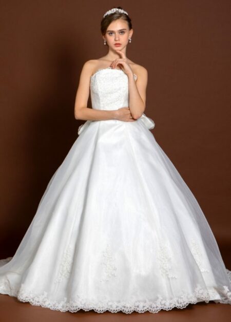 Abito da Sposa Senza Maniche con Scollo Dritto in Vendita Online Sartoria Italiana