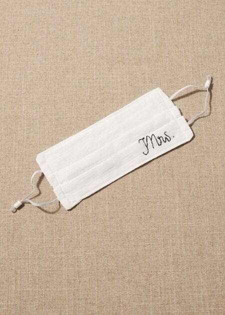 Mascherina duo per sposi personalizzate in vendita su internet