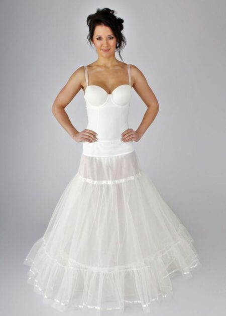 Sottogonna Sposa per abiti con gonna svasata leggermente ampia e cerchio sulla base inferiore