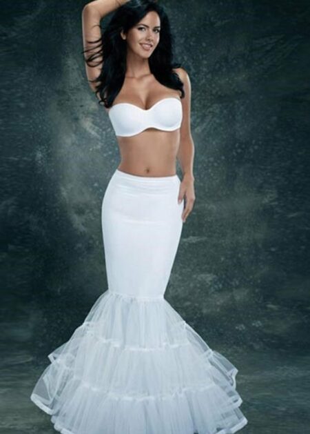 Sottogonna per Abiti da Sposa per abiti sirena con cerchio sulla base inferiore