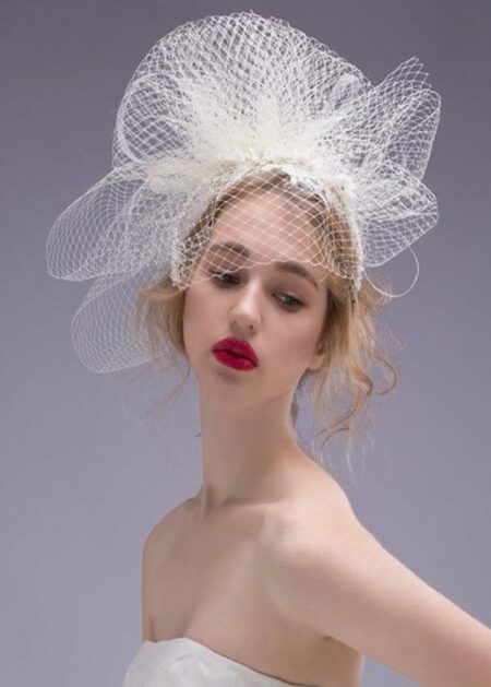 Veletta Sposa Economica molto grande con perline vendita online